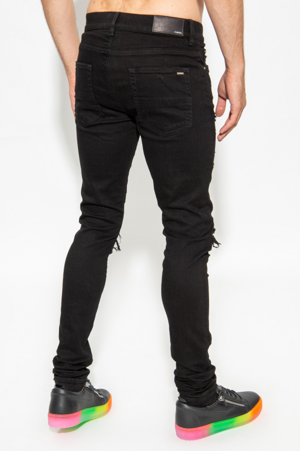 【関税&送料込】Amiri Jeans AMIRI | Jeans | Amiri Embroidered Logo Jeans In Aged Black